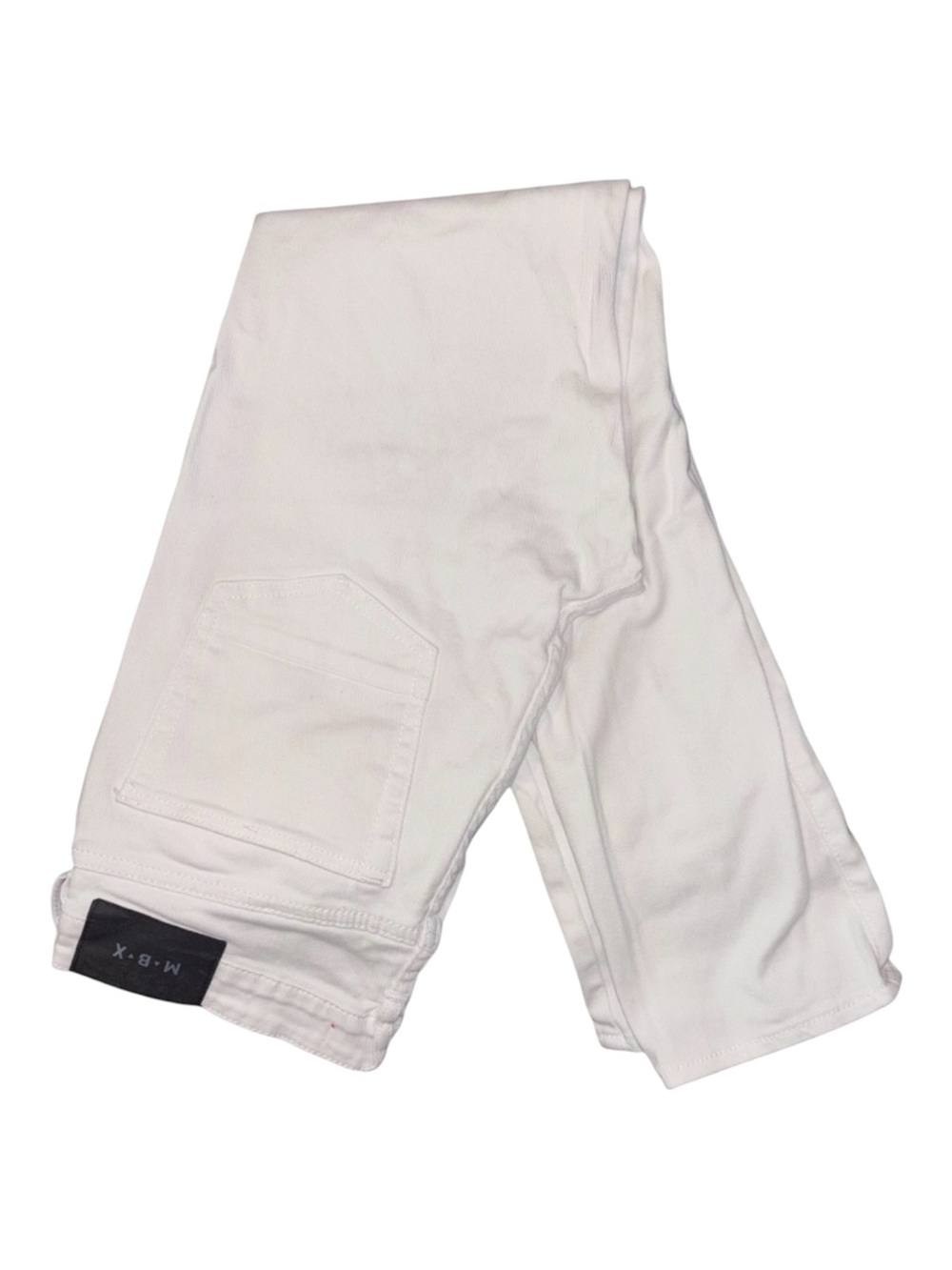 MBX Men’s White Denim Jeans Slim Fit Cotton Spandex Stretch Men’s Size 32X32